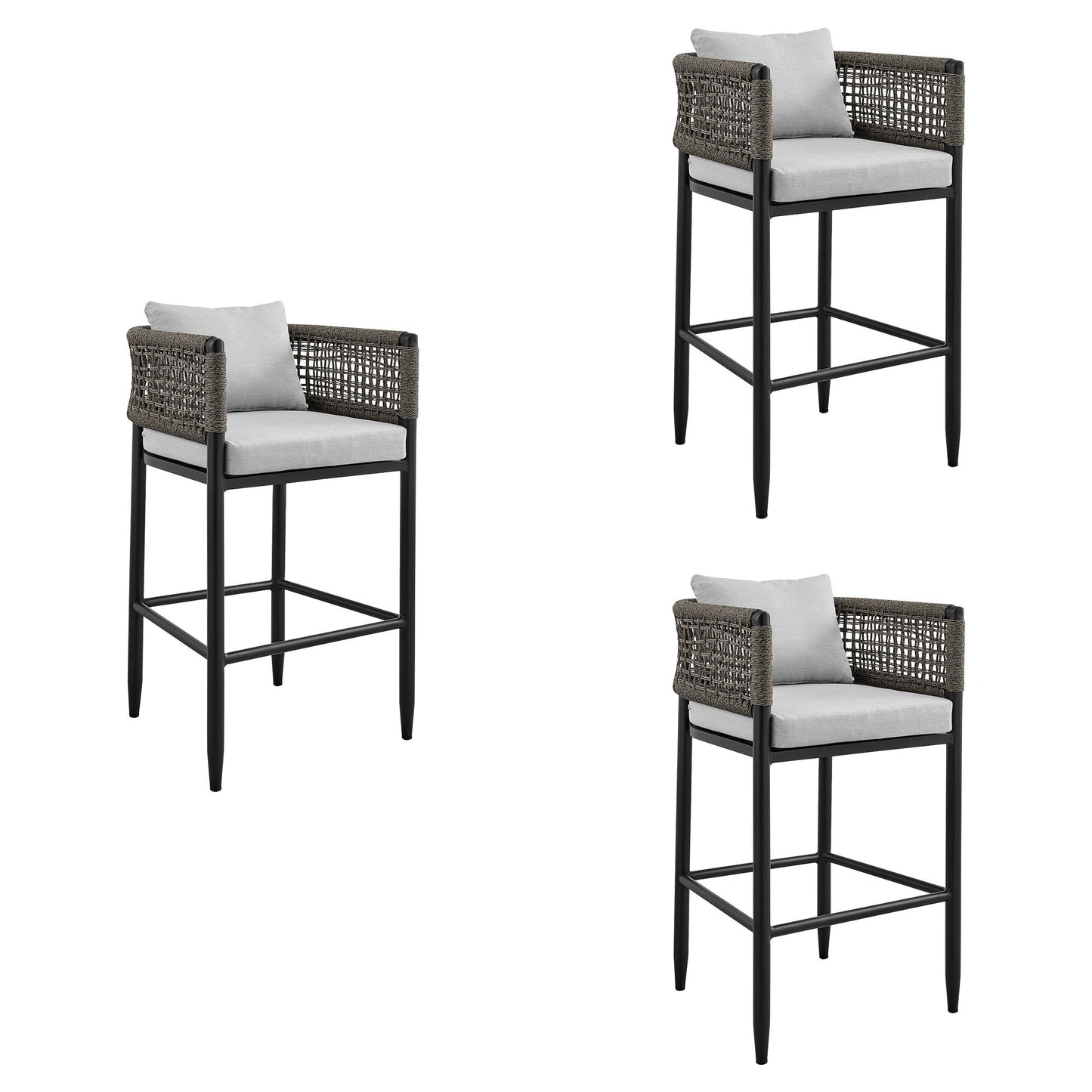 Alegria - Outdoor Patio Counter Height Bar Stool Set of 2