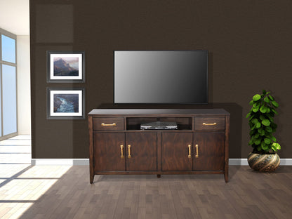Media Console With Two Cabinets