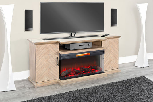 Mason - Media Console Only (For 2001B-36P Insert) - Light Brown