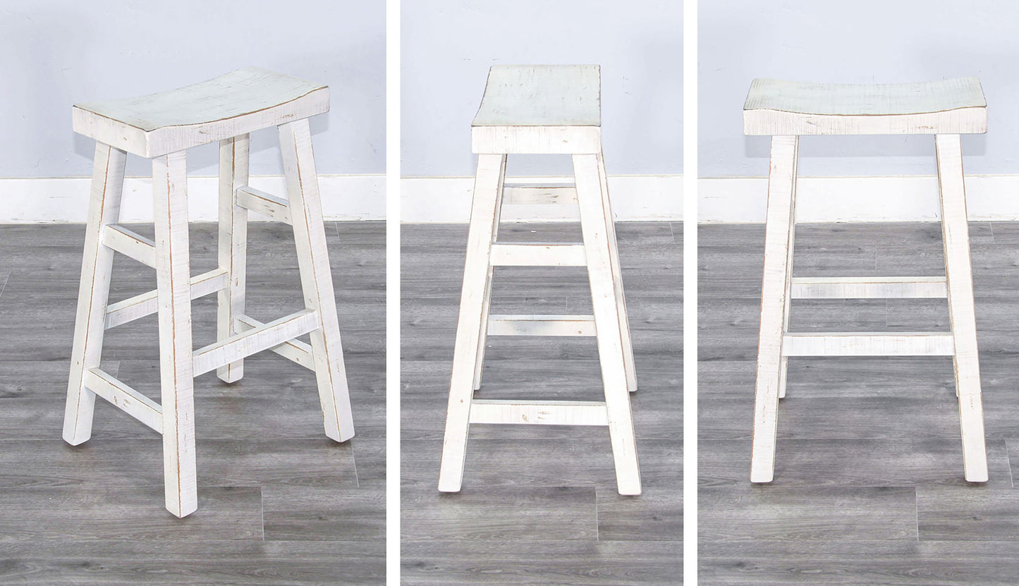 Marina - Stool With Wood Seat (Set of 2)