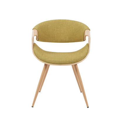 Butterfly - Upholstered Dining Chair - Brown Oak