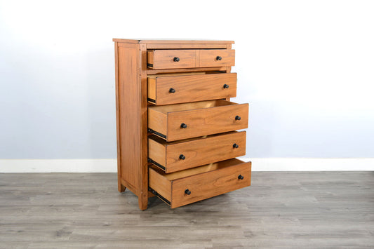 Sedona - Petite Wood Chest - Rustic Oak