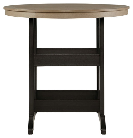 Fairen Trail - 5 Pc. - Dining Set with 4 Chairs - Black / Driftwood