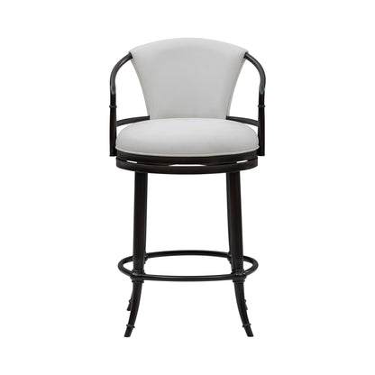 Otis - Upholstered Swivel Counter Height Barstool