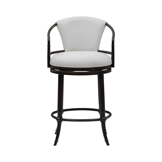 Otis - Upholstered Swivel Counter Height Barstool