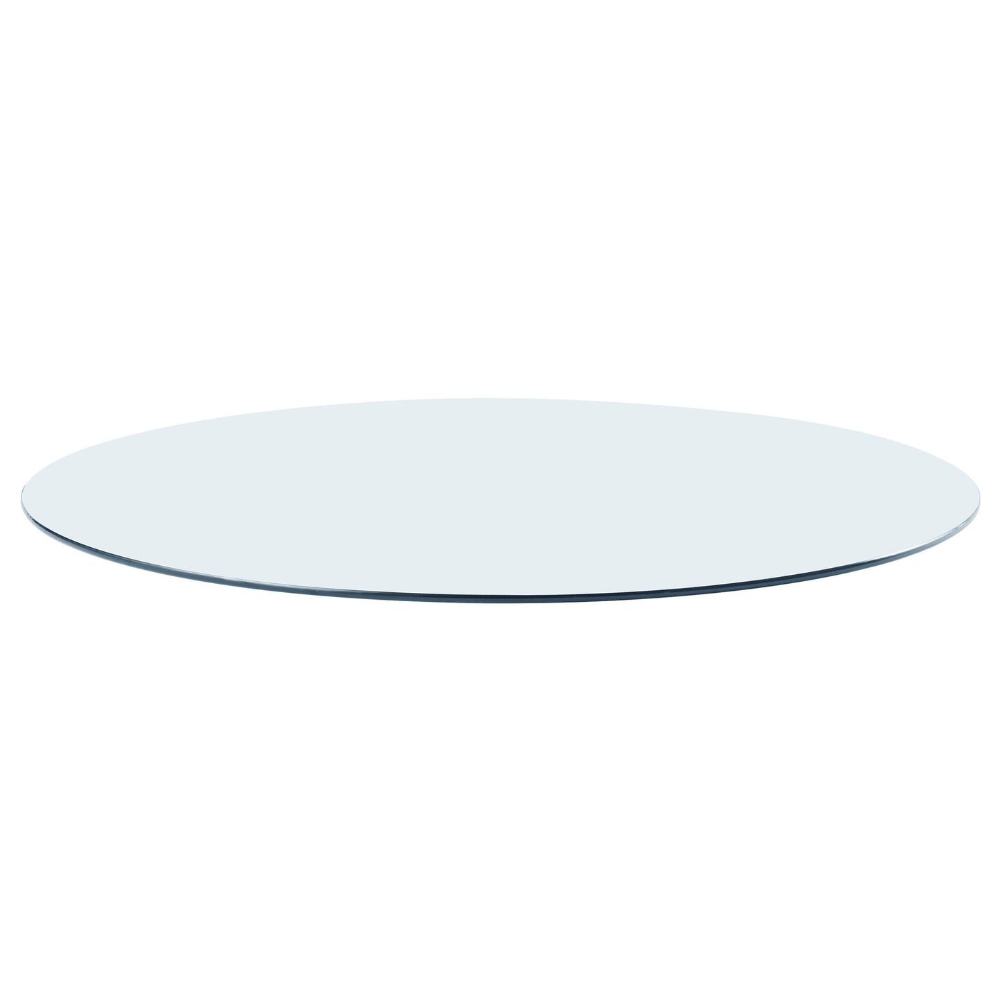 Glass Tops 60-inch 12mm Round Clear Tempered Glass Top