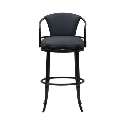 Otis - Upholstered Swivel Bar Height Barstool