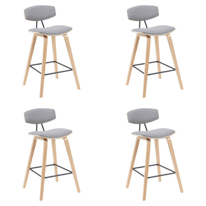 Fox - Swivel Counter Height Stool - Light Brown