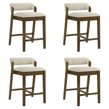 Landyn - 30" Sepia Brown Bar Height Rubberwood Barstool
