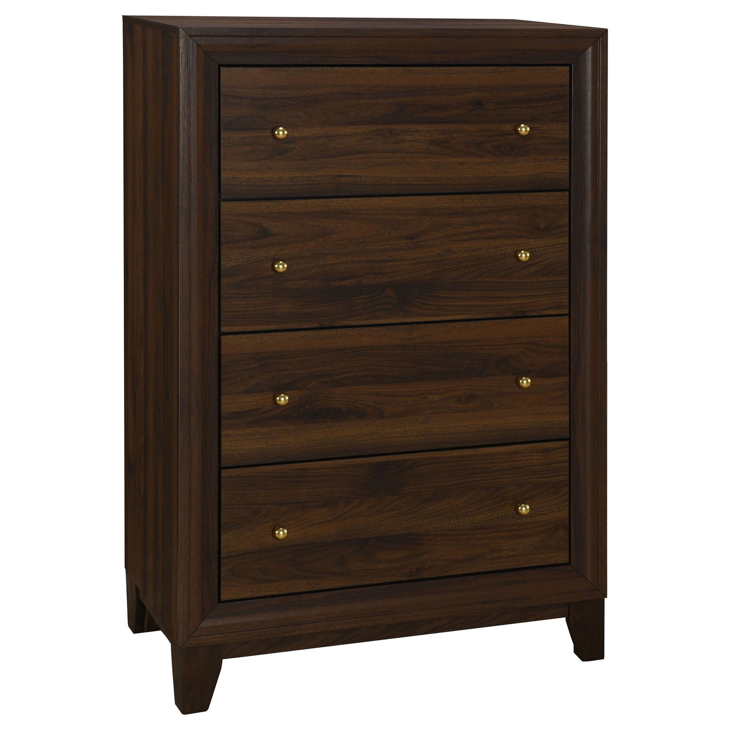 Welsley 4-drawer Chest of Drawers Walnut