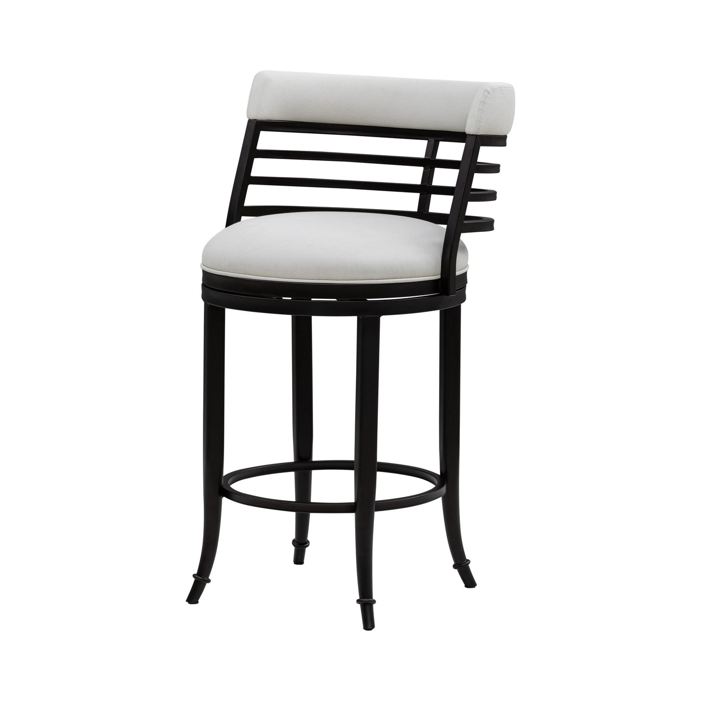 Telia - Upholstered Swivel Counter Height Barstool