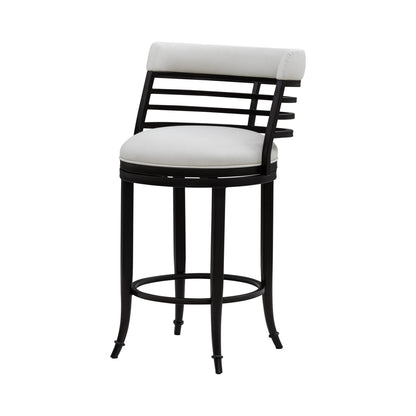 Telia - Upholstered Swivel Counter Height Barstool