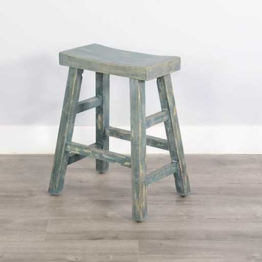 Marina - Stool With Wood Seat (Set of 2)