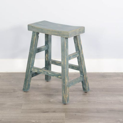 Marina - Stool With Wood Seat (Set of 2)