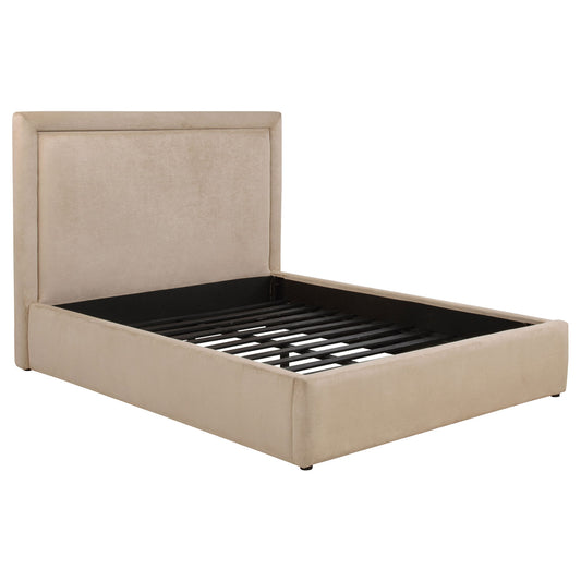 Lawson 54-inch Upholstered Eastern King Platform Bed Saddle