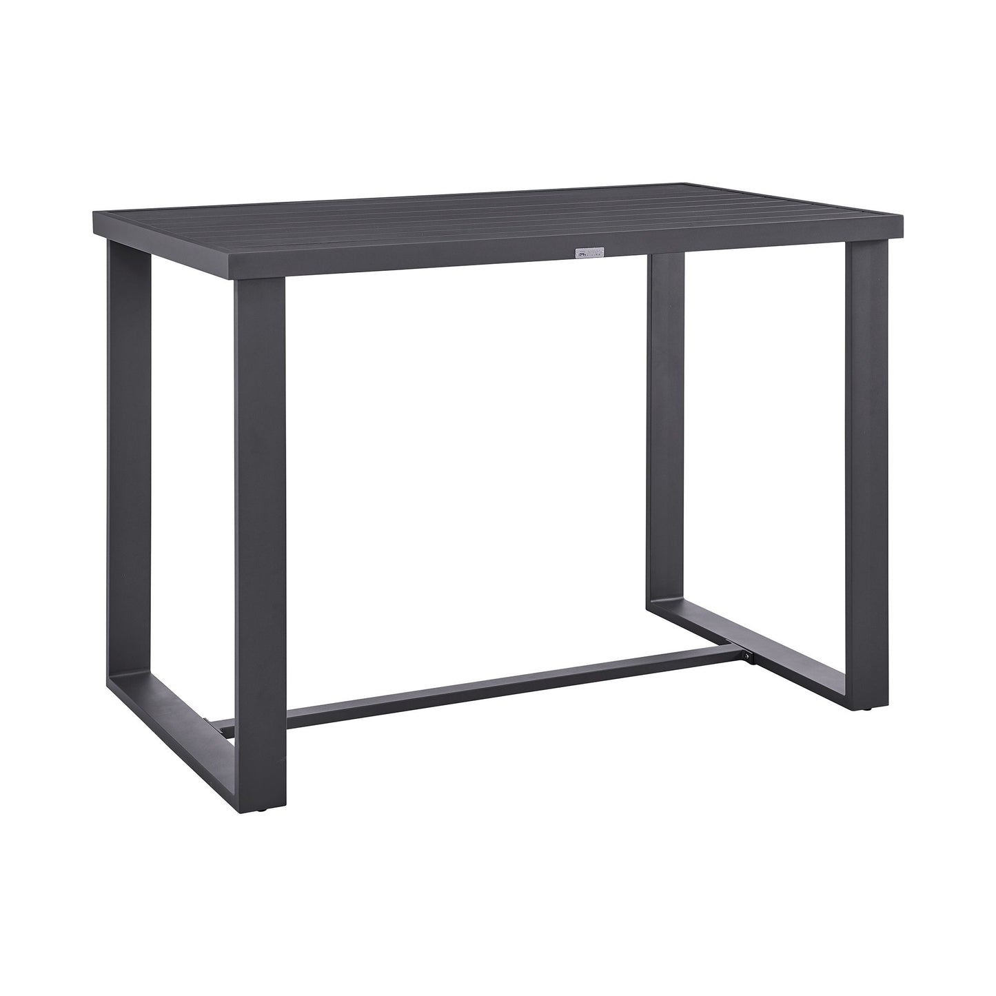 Menorca - Outdoor Patio Bar Height Dining Table In Aluminum