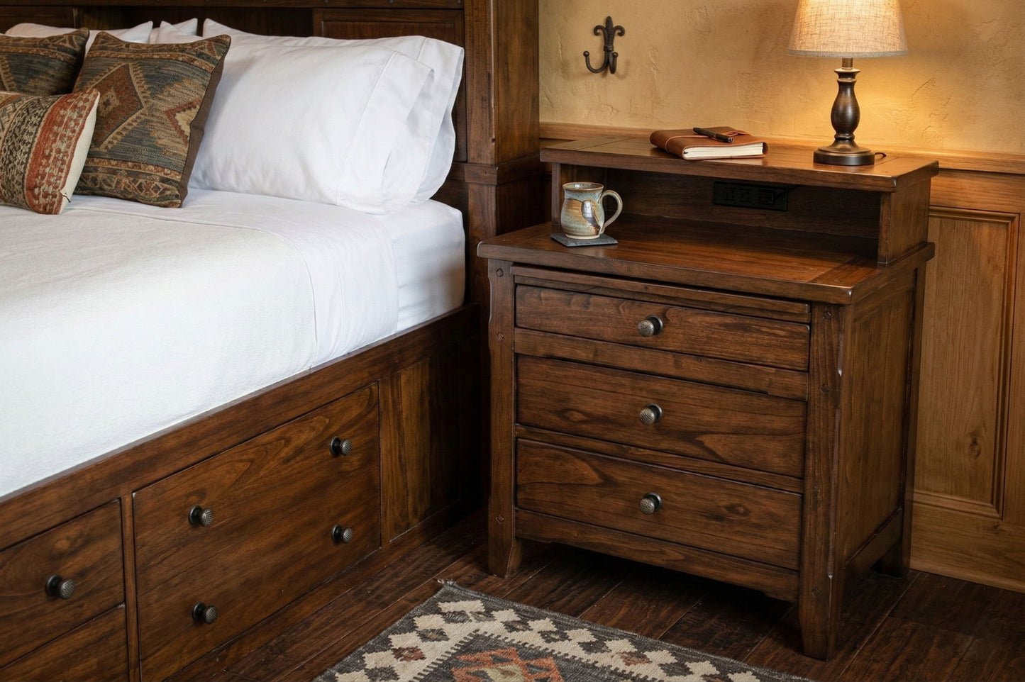 Santa Fe - Nightstand - Dark Chocolate
