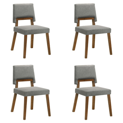 Channell - Dining Chair With Walnut Frame