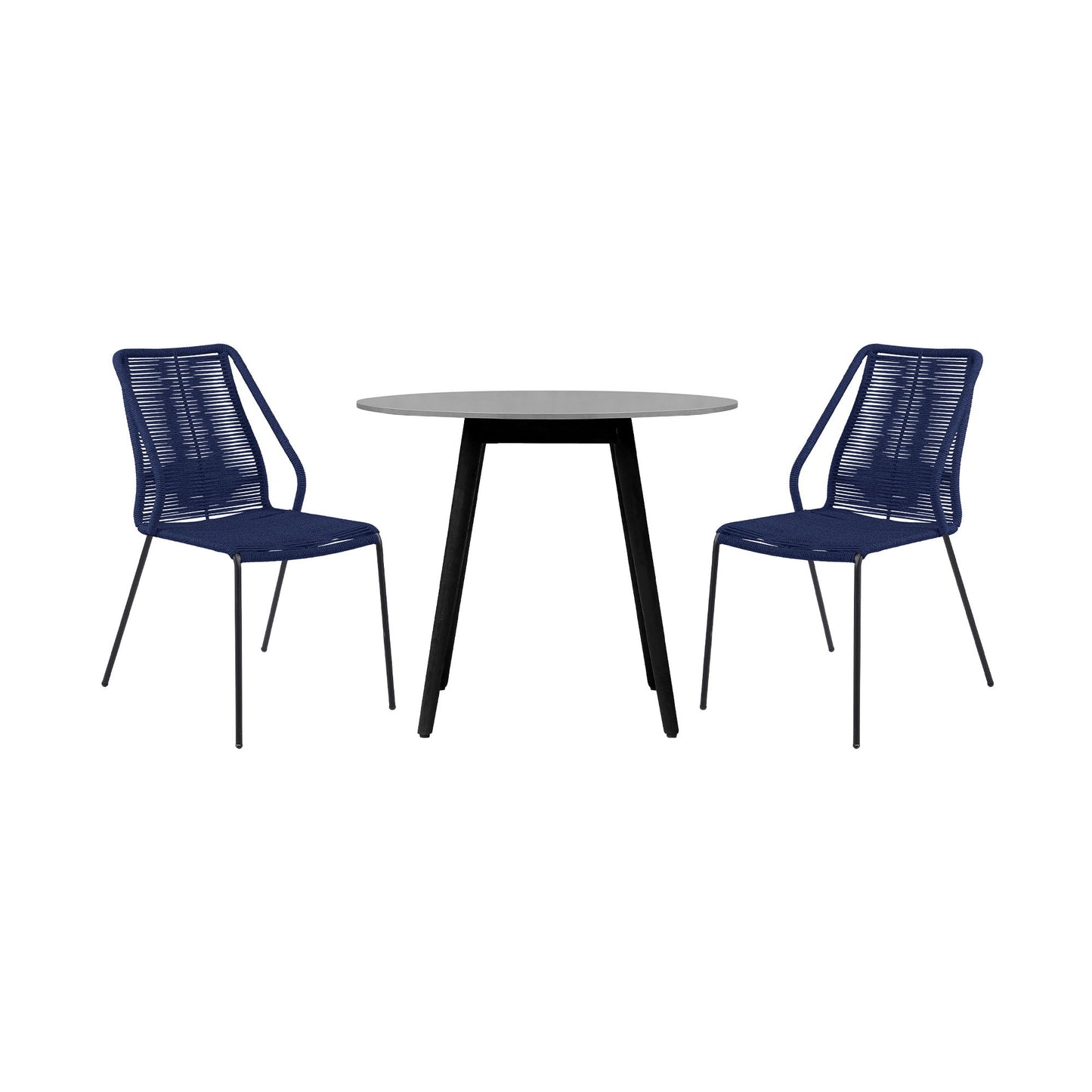 Kylie And Clip - 3 Piece Outdoor Patio Dining Set