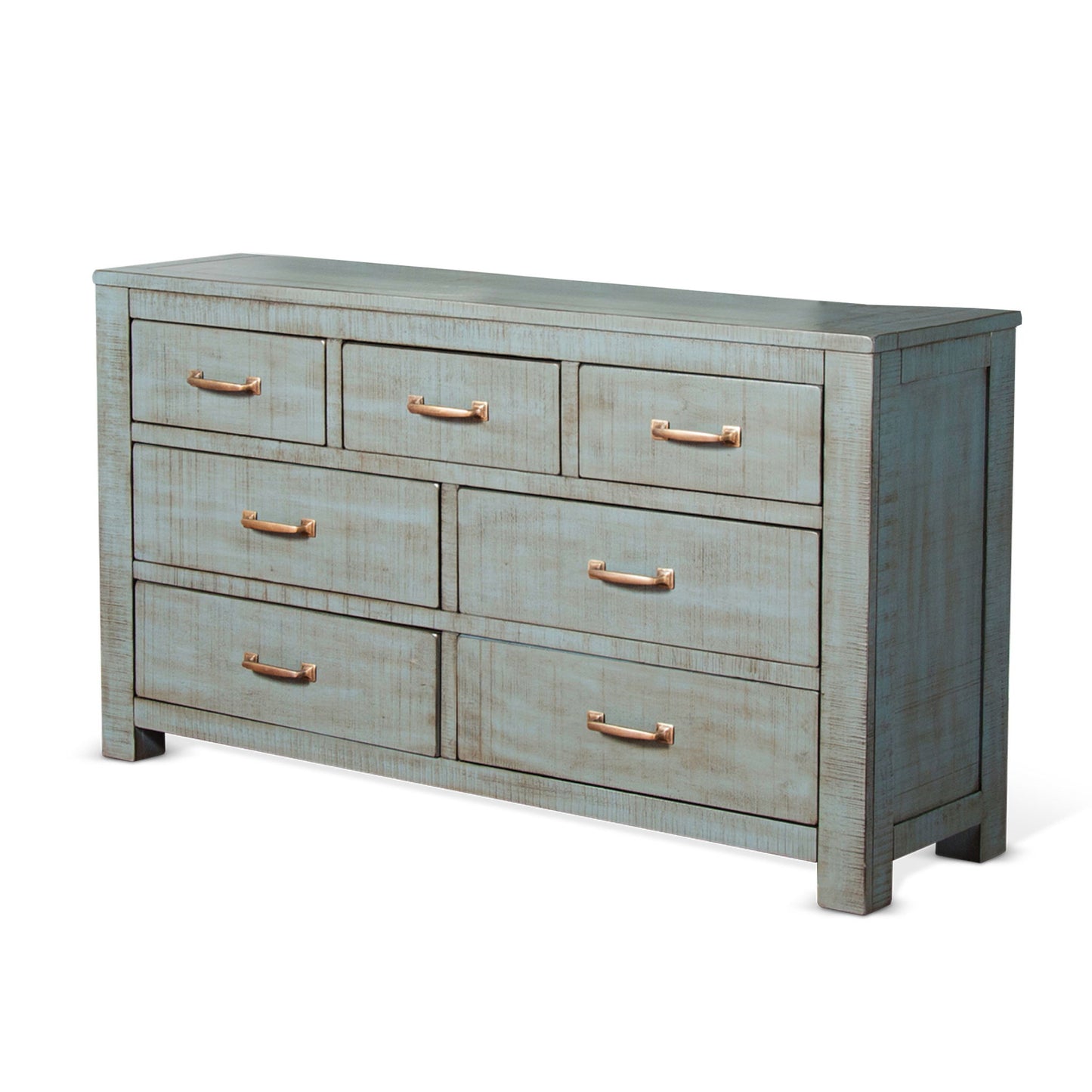 Flex Life Ranch House - Rustic 7-Drawer Dresser - Little Boy Blue