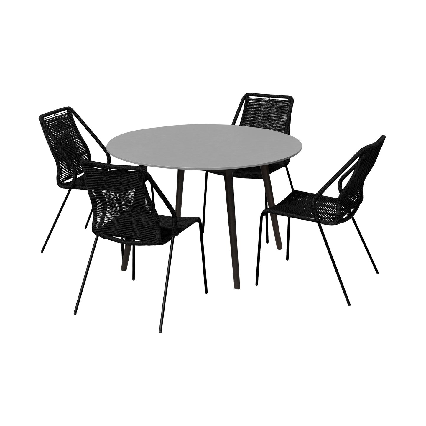 Kylie And Clip - 5 Piece Outdoor Patio Dining Set