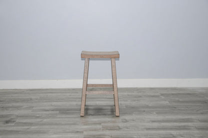 Marina - Stool With Wood Seat (Set of 2)