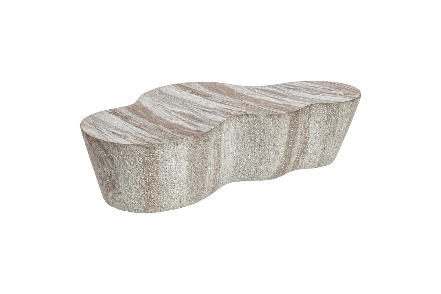 Velora - Indoor Outdoor Coffee Table - Oasis Concrete Finish