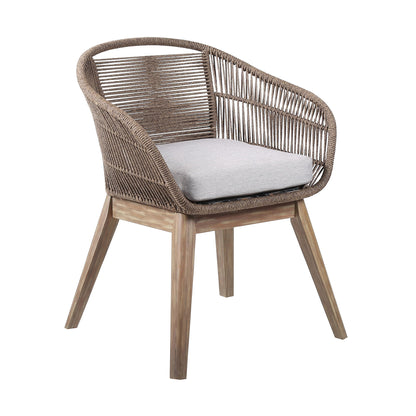 Tutti Frutti - Indoor / Outdoor Dining Chair - Light Eucalyptus / Latte