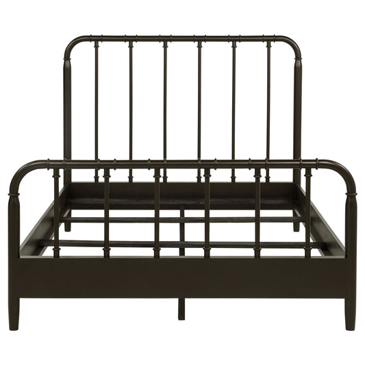 Rocco All Wood Water Pipe Open Frame Eastern King Bed Dark Bronze