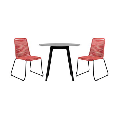 Kylie And Shasta - 3 Piece Outdoor Patio Dining Set