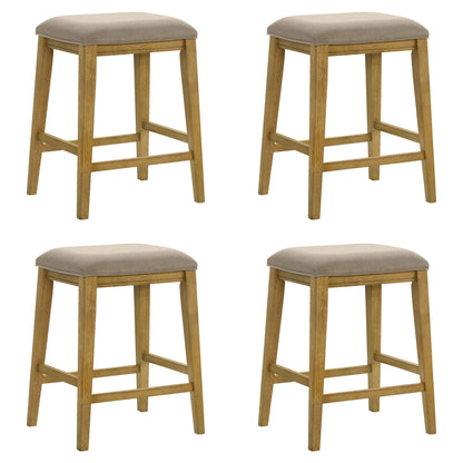 Jane - Contemporary Transitional Wood Counter Height Kitchen Bar Stool