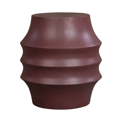 Calithea - Indoor Outdoor Side Table - Cherry Mahogany Concrete Finish