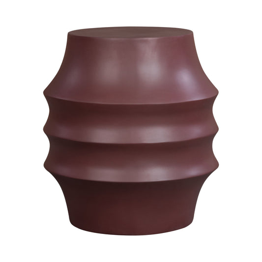 Calithea - Indoor Outdoor Side Table - Cherry Mahogany Concrete Finish
