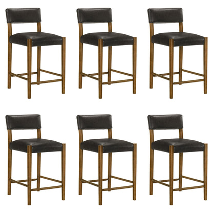 Bennet - Modern Wood Counter Height Kitchen Bar Stool