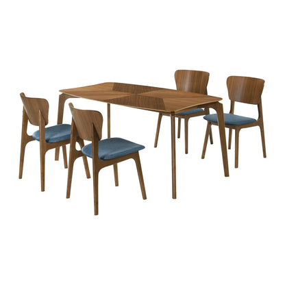 Kalia - Dining Set With Walnut Table