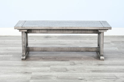 Alpine - Wood Side Bench - Gray