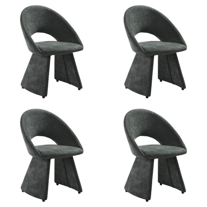 Angelina - Modern Curved Back Upholstered Dining Chair