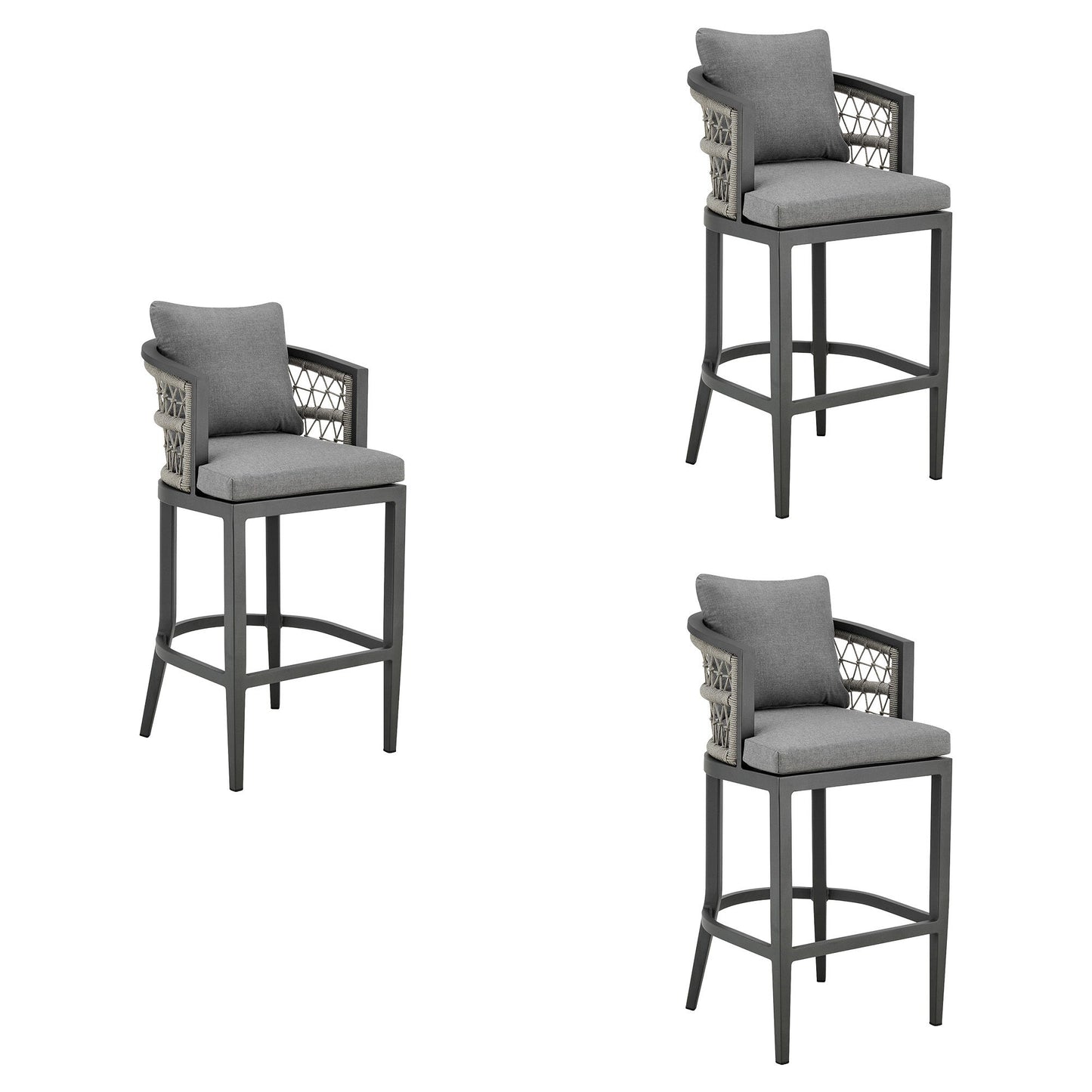 Zella - Outdoor Patio Bar Stool Set