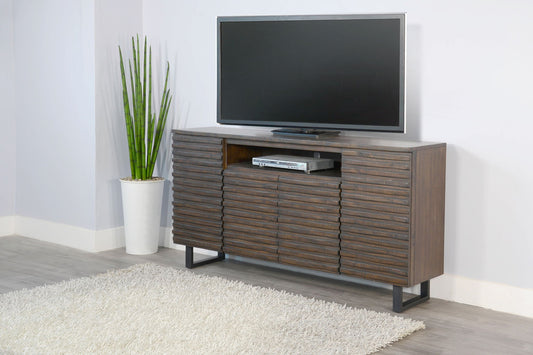 Homestead - Sled 72" Media Console - Tobacco Leaf
