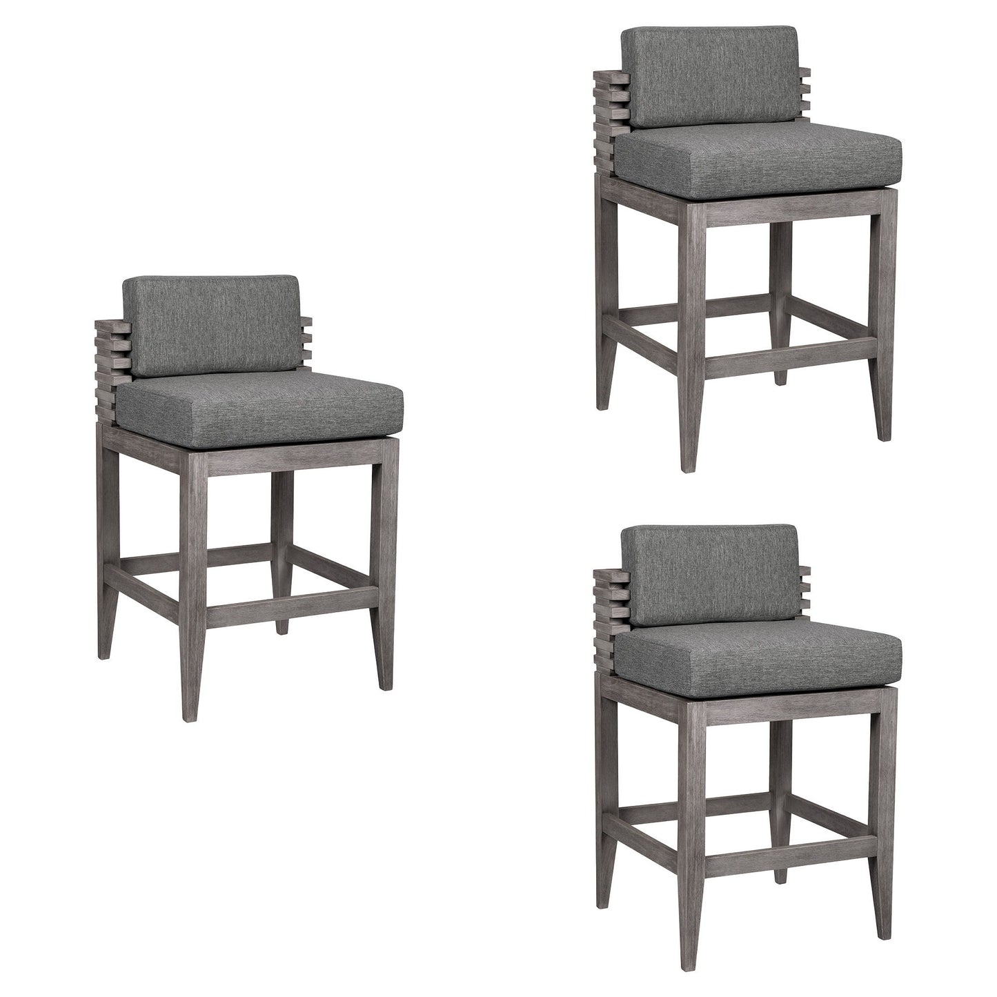 Vivid - Outdoor Patio Counter Stool Set