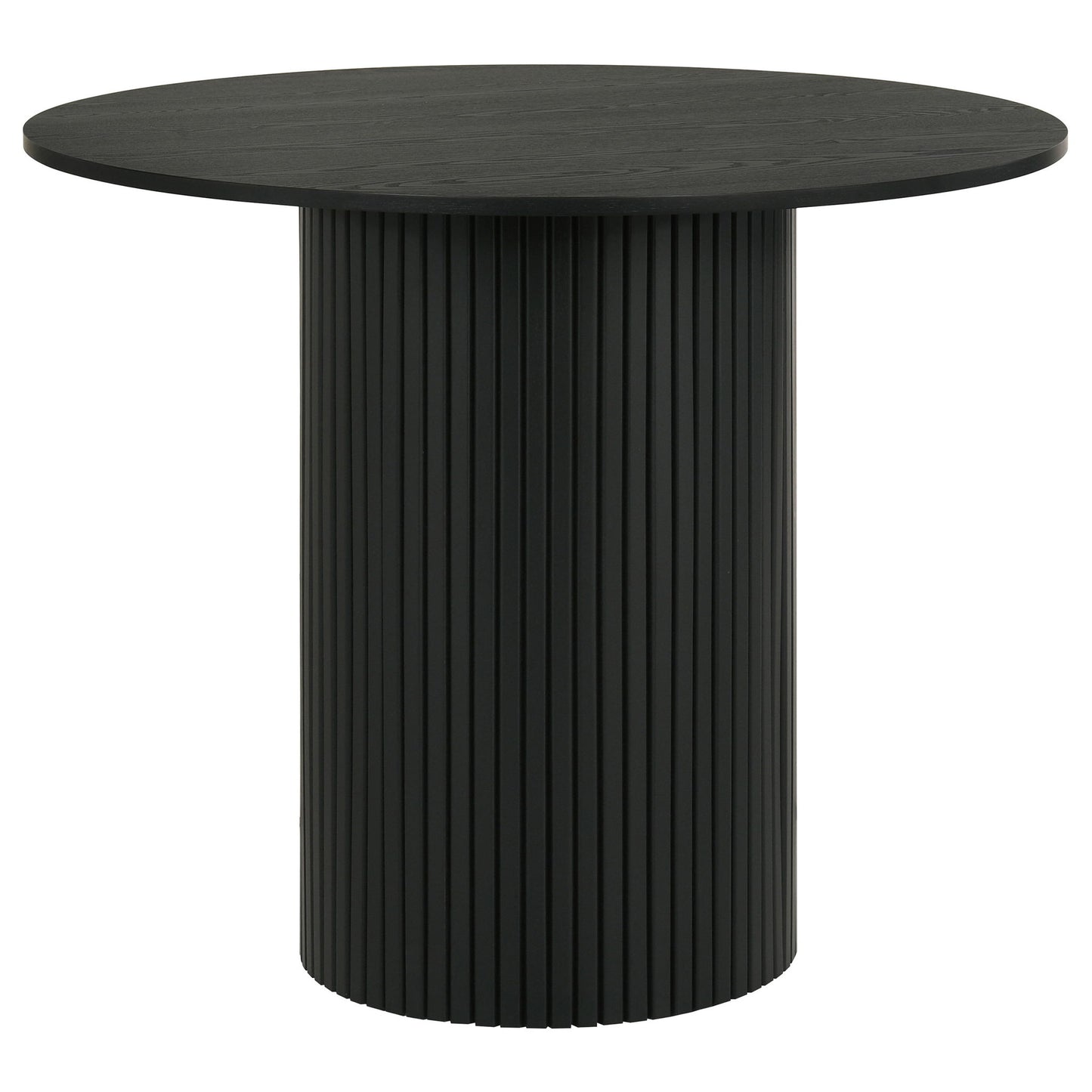 Hamlyn 43-inch Round Wood Counter Height Dining Table Black