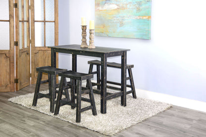 Marina - Bench With Wood Seat