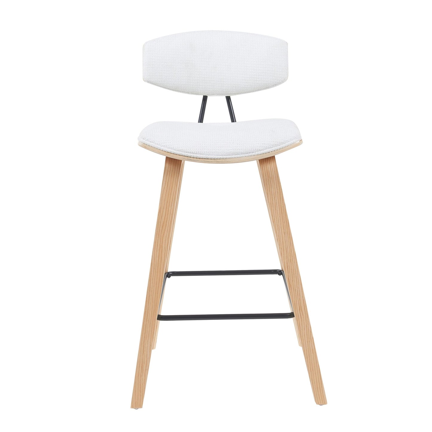 Fox - Swivel Counter Height Stool - Light Brown