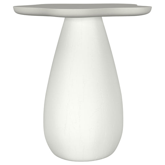 Perth 20-inch Side Table with Cloud-Shaped Top Off White