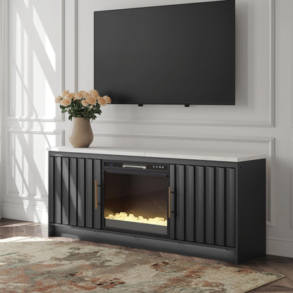 Cadmori - TV Stand With Fireplace Option