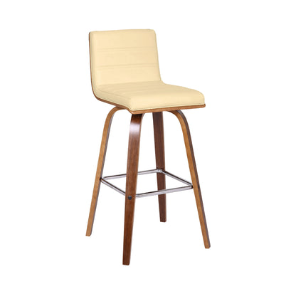 Vienna - 30" Swivel Bar Stool - Walnut Wood