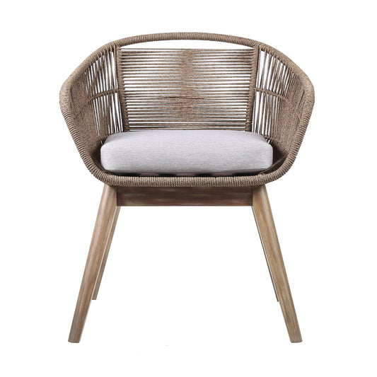 Tutti Frutti - Indoor / Outdoor Dining Chair - Light Eucalyptus / Latte