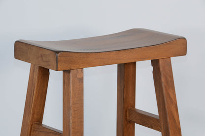 Sedona - Saddle Seat Stool With Wood Seat