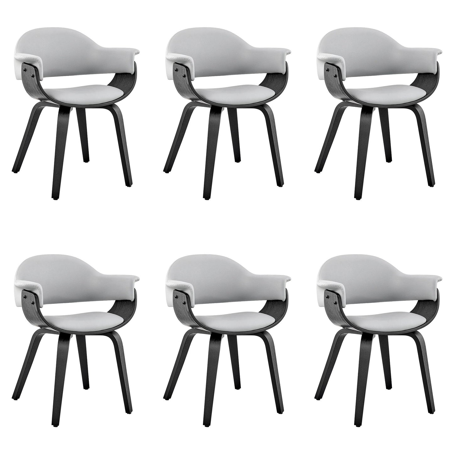 Adalyn - Dining Room Accent Chair With Black Frame