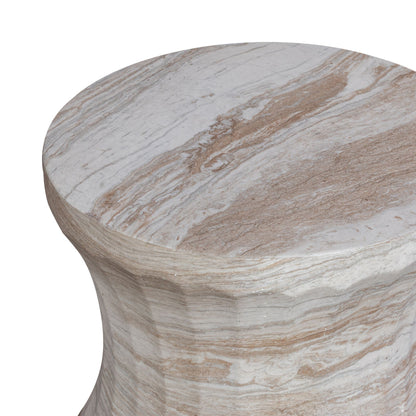 Terralune - Indoor Outdoor Side Table - Oasis Concrete Finish